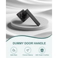 thumbnail image 2 of Poignées de Porte Mate Intérieures Carrées Leviers de Porte Intimité Mate Poignée de Porte Sans Clé Intérieure Levier Droit Moderne pour Chambre et Chambre Réversible pour Côté Droit/gauche, 2 of 8