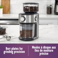 thumbnail image 2 of Mr. Coffee Moulin à Café à Meule Automatique / Moulin à Café Électrique de 18 Tasses / Acier Inoxydable, 2 of 6