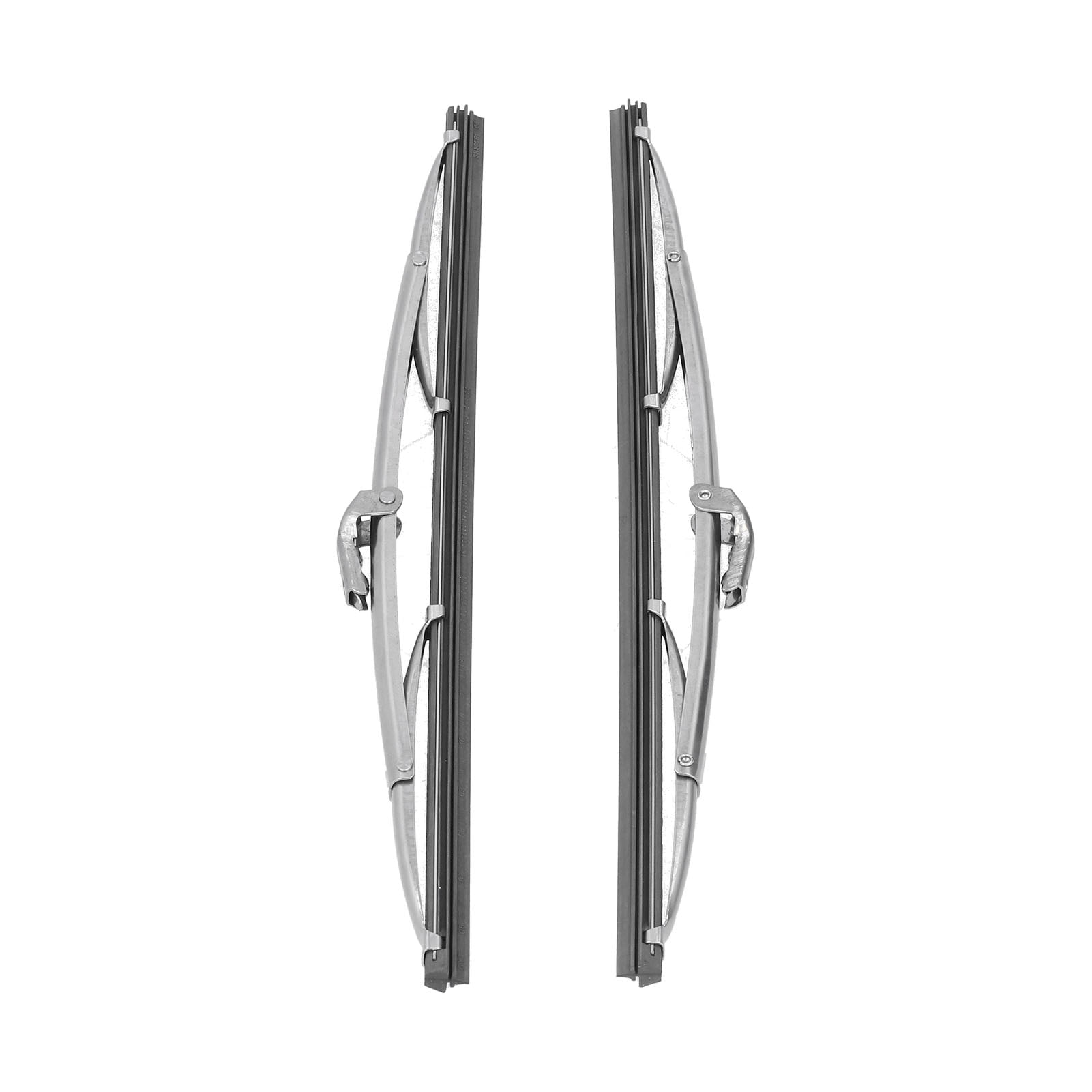 Windshield Wiper Blade, Universal Stainless Steel Front Wiper Blade Set Rustproof Rubber  for Car