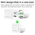 thumbnail image 3 of Aofa Light Switch Module User-friendly Waterproof Timing Function Remote Control Wide Application Control-Light Flame Retardant Relay Timer Smart Wireless Light Switch Module for Home, 3 of 9