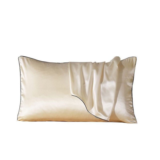 Soft Pure Silk Pillowcase Covers Silk Anti-Ageing Beauty 1pc in gray color, crafted from luxurious silk material with an envelope opening design. Measuring 48cm x 74cm, this hypoallergenic pillowcase is perfect for luxury bedding, maintaining hair and skin health, reducing wrinkles, and providing comfort in all weather conditions.