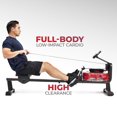 thumbnail image 3 of Sunny Health & Fitness Hydro Compact Water Rowing Machine with 6-Level Water Resistance, Elevated Floor Clearance & Exclusive SunnyFit® App Enhanced Bluetooth Connectivity - SF-RW522073…, 3 of 6