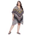 thumbnail image 2 of Oussum Robe Tunique pour Femmes, Manches Courtes 3/4, Caftan pour Dames, Robes Décontractées, 2 of 7