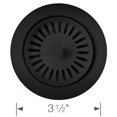 thumbnail image 2 of Color-Coordinated Metal Basket Strainer - Coal Black, 2 of 3