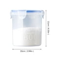 thumbnail image 4 of Oleegame 1PC Produce Storage Kitchen Storage Box Sealed Food Preservation Plastic Preservation Container Storage Tank Grains Sealed Can, 4 of 4