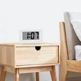 thumbnail image 1 of Vaidha Alarm Clock Modern Home Desk Digital Clock Snooze Alarm Clock Children Adult Home Decoration Suitable For Bedroom Bedside Desk, 1 of 6