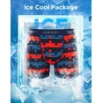 thumbnail image 2 of INNERSY Men's Underwear Soft Mesh Breathable Boxer Briefs 4-Pack(Small,Assorted Patterns), 2 of 6