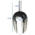 thumbnail image 2 of BUYISI Ice Cube Scoop For Freezer Stainless Steel Ice Scoops Shovel For Ice Maker Coffee Bean Food Candy Flour Popcorn Small Kitchen 11 Inch, 2 of 8