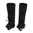 thumbnail image 2 of Tachiuwa Couvre-Bottes de Pirate Hauts de Bottes de Cosplay pour Convention d'Anime Performance Théâtrale Noir, 2 of 9