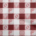 thumbnail image 1 of oneOone Rayon Maroon Fabric Craft Projects Decor Fabric Printed By The Yard 56 Inch Wide, 1 of 5