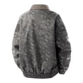 thumbnail image 5 of PEONAVET Mens Jacket Men's Solid Color Zipper Cardigan Long Sleeved Lapel Workwear Jacket, 5 of 5