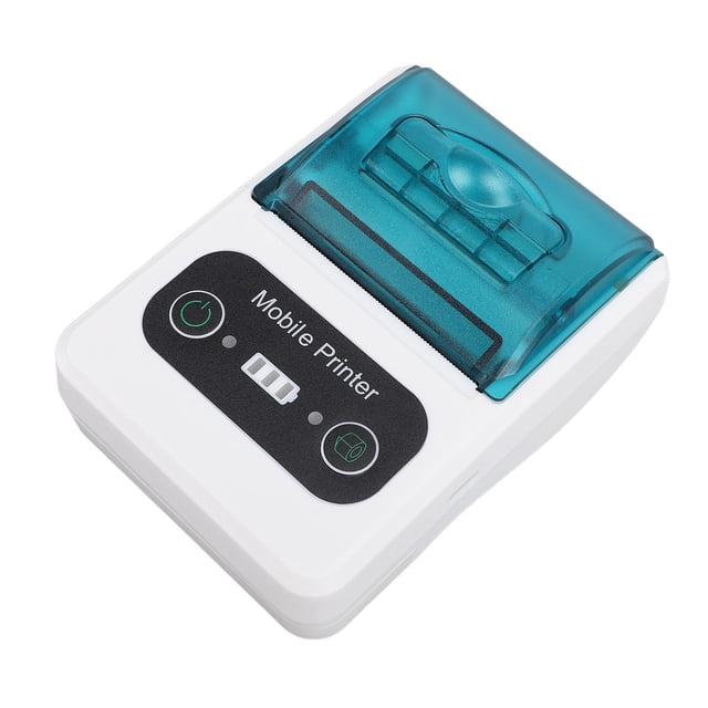 BT Thermal Receipt Printer 58mm, Portable Mini Pocket Invoice Bill Ticket Pos Printer for Small Business, Compatible with