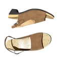 thumbnail image 4 of LSLJS Sandales Compensées pour Femmes à Bride à la Cheville Sandales à Talons Bas Sandales à Bout Ouvert Style Bouche de Poisson, 4 of 4