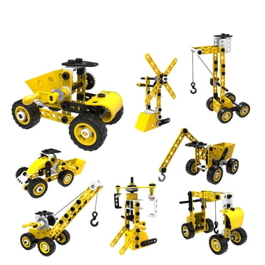 XZNGL Build A Robot Kit Building Kit Toys for Boys Robot Kits for Boys 6-12, 8 In1 Erector Set for Boys Diy Engineering Building Blocks Toys Gifts for 5 6 7 8 9+Years Old Boy