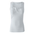 thumbnail image 3 of Timegard Womens Tank Tops Summer V Neck Slim Basic Tee Solid Color Casual Sleeveless Top Cami Shirts, 3 of 5