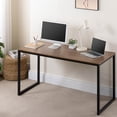 thumbnail image 1 of Zinus Jennifer Modern Minimalist Office Desk, 55 inch Multipurpose Computer Workstation or Dining Table for Small Spaces, Natural, 1 of 9