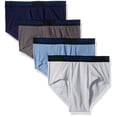 thumbnail image 1 of Fruit of the Loom Men's 4pk Breathable Cotton Micro-mesh Briefs, Assorted, Large, 1 of 3