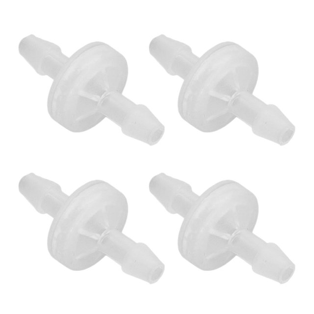 Aquarium Check Valve Check Valve One Way Check Valve One Way Valve 12PCS Aquarium Check Valve Resistance Oil Resistant One Way Air Valve PP Check Valve For Fish Tank Chemical
