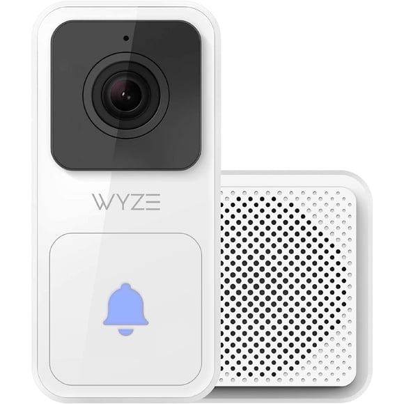 Wyze Sonnette Vidéo avec Carillon Vidéo HD 1080p, Audio Bidirectionnel, Vision Nocturne