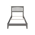 thumbnail image 2 of Mission Lit Simple en Bois Massif avec Base, Gris, 2 of 11