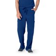 thumbnail image 4 of Adar Addition Scrub Set For Men - Classic V-Neck Scrub Top & Cargo Scrub Pants, 4 of 7