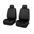 thumbnail image 1 of Wisewang Car Seat Covers Front Rear Seat Covers Headrest Protector for Minivan Black 4 pcs, 1 of 6
