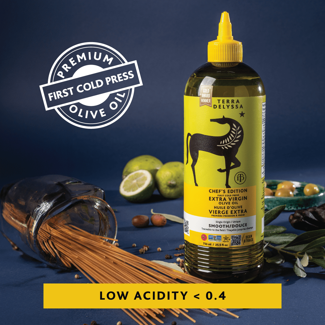 Terra Delyssa® Squeezable Extra Virgin Olive Oil,Single Origin, Contains Polyphenols,750 ml