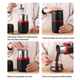 thumbnail image 2 of Portable Electric Coffee Grinder Household Mini Grain Small Spice Grinder Herb Grinder Stainless Steel Inner, 2 of 8