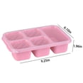thumbnail image 3 of Dvkptbk Bento Lunch Box, 3 Compartment Meal Prep Containers, Lunch Box Containers for Kids Adults, Plastic Reusable Food Storage Containers - Stackable, Suitable for Schools,Work And Travel, 3 of 6