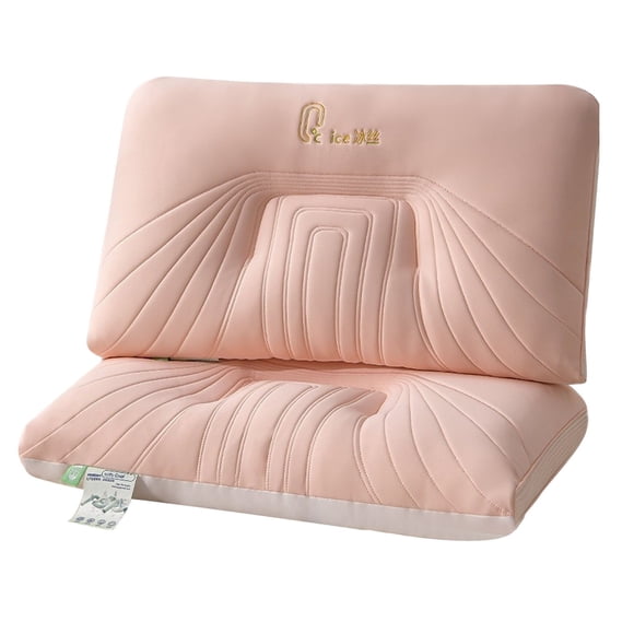Grande Vente! Oreiller Doux et Frais, Noyau d'Oreiller de Faible à Moyen pour la Protection du Cou, Oreiller de Lit Confortable pour Adultes, Oreiller Non Affaissant pour Dormeurs sur le Côté et sur le Dos