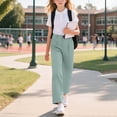 thumbnail image 5 of Kids Suits for Boys Summer Solid Recreational Elastic Waistband Long Pants, 5 of 5