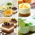 thumbnail image 3 of MesaSe 2 Pcs Ruban d'Emballage Transparent pour Gâteau Mousse, Gâteau de Cuisson, Dessert, Col Clair, Outil de Pâtisserie, 3 of 4