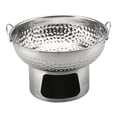 thumbnail image 2 of Lipstore 18cm Mini Stainless Hot Pot Lightweight for Buffet Serving with Ring Handles Silvery, 2 of 8