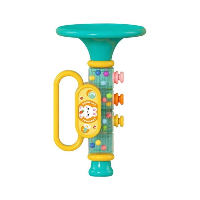 SIYTUAU Sky Blue Children Blow Toy Set Cute Trumpet Mini Harmonica Musical Instrument Plastic Blow Instrument For Kids Music Toy Gift Set Sky Blue Music Toy Sky Blue