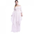 thumbnail image 2 of TopLLC Robe Blanche pour Femmes Robe de Bal Chérie Robe de Bal en Tulle avec Fente Princesse Mariage Robe de Soirée Formelle Robes d'Été pour Femmes, Robe Blanche, 2 of 5