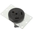 thumbnail image 4 of Shisuyan RV Outlet 30a 125v Flush Receptacle Electrical Straight Blades Receptacle, 4 of 8