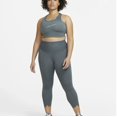 thumbnail image 2 of Nike DH4430 One Luxe Icon Clash Legging Court Taille Mi-Haute Vert ( 3X ), 2 of 2