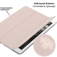 thumbnail image 3 of DuraSafe Cases iPad PRO 12.9 Inch 4th [ Pro 12.9 4 Generation 2020 ] MY3K2LL/A MY3J2LL/A MY2H2LL/A MY2J2LL/A TriFold PC Lightweight Smart PU Leather Protective Hard Back Cover - Light Pink, 3 of 4