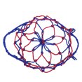 thumbnail image 1 of Youkk 1/2/3/5 Durable Football Mesh Bag With Strong Load-bearing Capacity And Suitable For Various Occasions Thick Nylon Rope Has Thickened yellowblue 1 Pc, 1 of 6