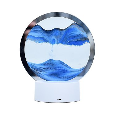 Lampe de Table Led Lampe Colorée 3 Lumières Rgb Décoration de Bureau à Domicile Bleu