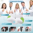 thumbnail image 4 of MOONORAH Cervical Pillow for Neck Pain Relief, Adjustable Support Side Sleeping Pillow with Cooling Pillowcase, Bed Pillow for Supine and Stomach Sleepers, Gray, 4 of 10