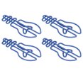 thumbnail image 2 of 100Pcs Paper Clips Small Cute Light Bulb Special Shaped Metal Office Supplies for Notes Blue, 2 of 14