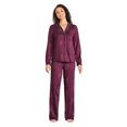 thumbnail image 1 of George Women's Notch Collar Pajama 2-Piece Set, 1 of 6