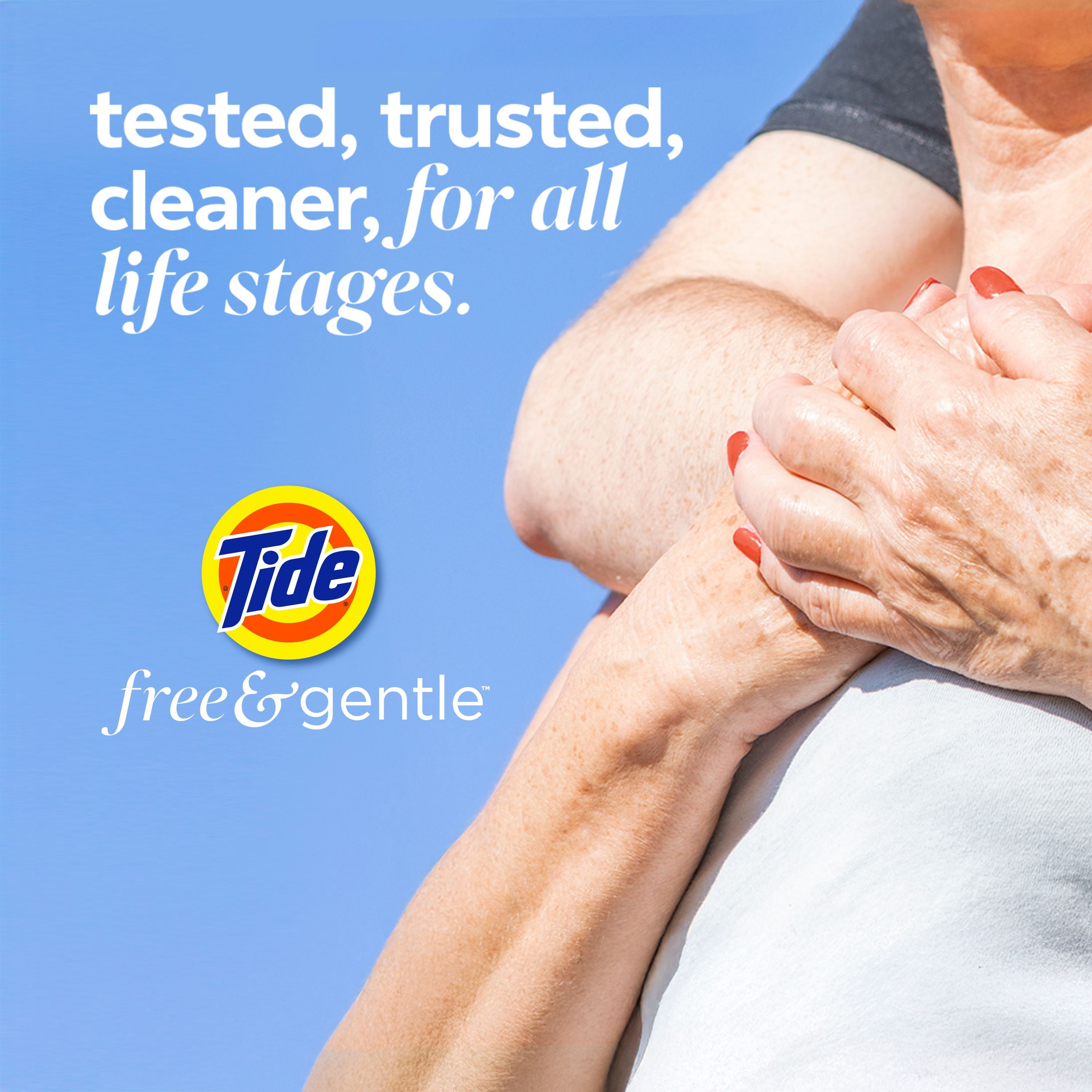 Tide Capsules Pur & Doux Détergent à Lessive Pacs de Savon, Tide Capsules Détergent à Lessive, Pacs de Détergent à Lessive, Détergent à Lessive en Capsules, 76 Unités