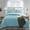 Light Blue, variant on JML Duvet Cover Set 3-Piece Washed Microfiber Duvet Cover & 1 Pillowcase, Twin