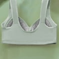 thumbnail image 3 of New Soft Padded Front Closure Bra For Women Comfortable Wireless And Steel Vest Style Plus Size Women S Bras Sports Bra Women Bra with Back Support Women Bras plus Size Front Close Work Out Bra Back, 3 of 7
