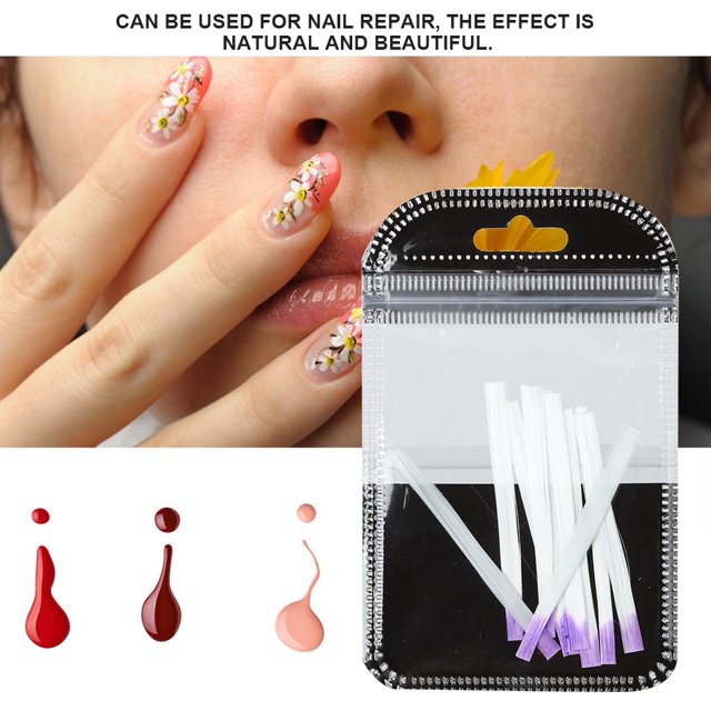 Materials & Practical Safe to Use Manicure Tool, Nail Extension Fiberglass, Professional Use for All Nail Types Home DIY Nail Repair