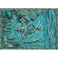 thumbnail image 1 of Ahgly Company Machine Washable Indoor Rectangle Transitional Turquoise Green Area Rugs, 8' x 12', 1 of 7