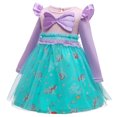 thumbnail image 2 of Robe de Princesse à Manches Longues pour Bébé Fille, Robe de Fête 12 m-5 T, 2 of 7