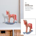 thumbnail image 3 of COOPHYA Horse Table Decor Pink Timber Decorative Item for Holiday Decor 1Pc, 3 of 4